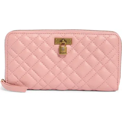 Kurt Geiger London Brixton Zip Wallet In Light/ Pastel Pink