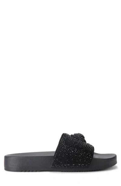 Kurt Geiger London Brockwell Slide Sandal In Black
