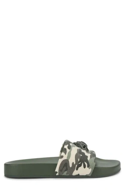 Kurt Geiger London Brockwell Slide Sandal In Green