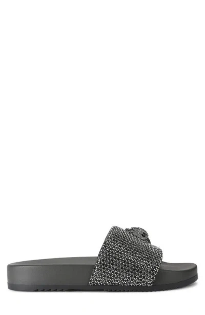 Kurt Geiger London Brockwell Slide Sandal In Grey