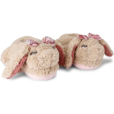 Kurt Geiger London Bunny Faux Fur Slipper In Open White