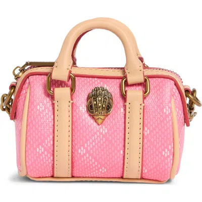 Kurt Geiger London Camden Boston Duffle Bag In Pink