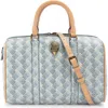 Kurt Geiger London Camden Boston Satchel In Open White