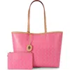 Kurt Geiger London Camden Coated Canvas Shopper Bag In Pink
