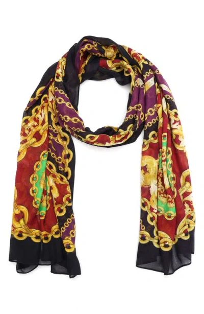 Kurt Geiger London Chain & Tile Oblong Scarf
