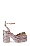 Kurt Geiger London Chelsea Ankle Strap Platform Pump In Multi