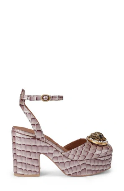 Kurt Geiger London Chelsea Ankle Strap Platform Pump In Multi