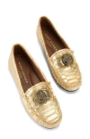 Kurt Geiger London Chelsea Croc Embossed Loafer In Animal Print