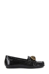 Kurt Geiger London Chelsea Croc Embossed Loafer In Multi