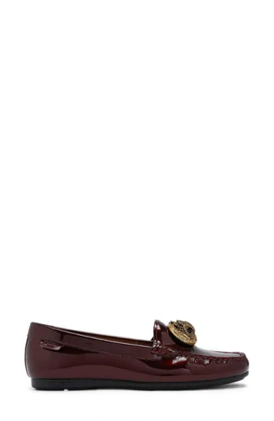 Kurt Geiger London Chelsea Croc Embossed Loafer In Red