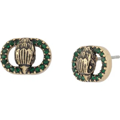 Kurt Geiger London Chelsea Eagle Stud Earrings In Multi