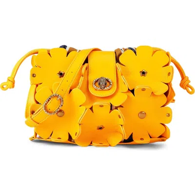 Kurt Geiger London Chelsea Flowers Bag In Yellow