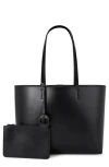 Kurt Geiger London Chelsea Leather Shopper Bag In Black