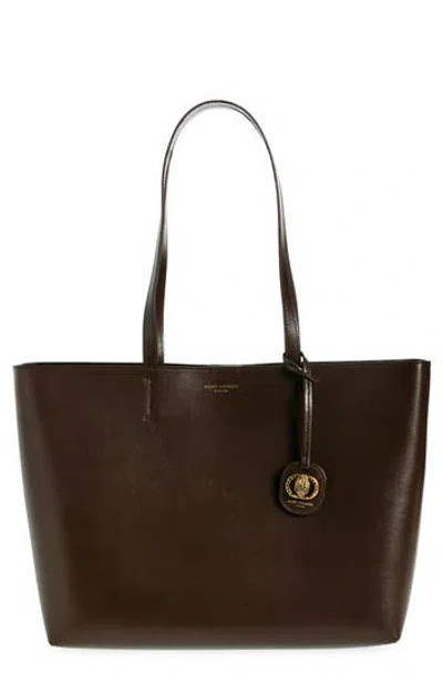 Kurt Geiger London Chelsea Leather Shopper Bag In Brown