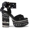 Kurt Geiger London Chelsea Platform Sandal In Black