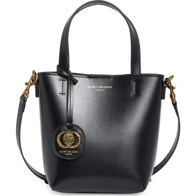 Kurt Geiger London Chelsea Small Shopper Tote Bag With Pouch In Black