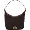 Kurt Geiger London Chelsea Soft Suede Hobo Bag In Brown