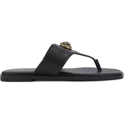 Kurt Geiger London Chelsea Square Toe T-bar Sandal In Black
