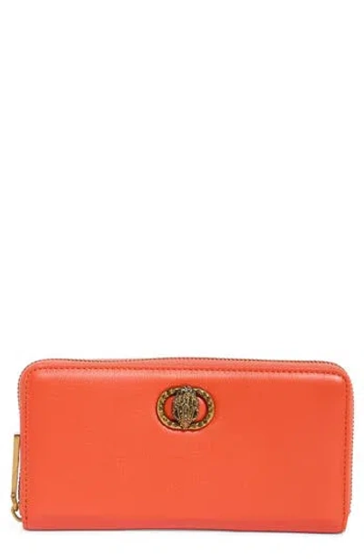 Kurt Geiger London Chelsea Zip Around Leather Wallet In Pattern