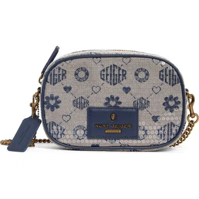 Kurt Geiger London Chiswick Camera Crossbody Bag In Blue