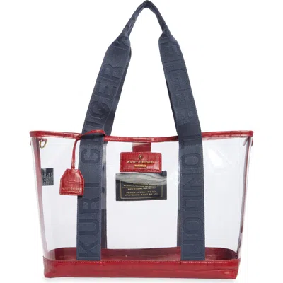 Kurt Geiger London Chiswick Large Shopper Tote In Open Blue
