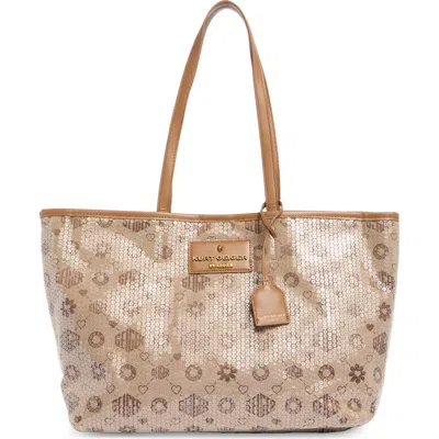 Kurt Geiger London Chiswick Large Shopper Tote In Open Brown