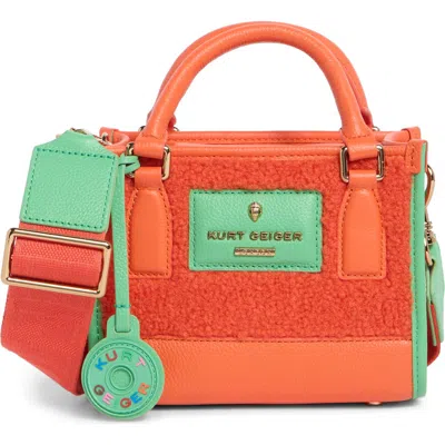 Kurt Geiger London Chiswick X-small Tote Bag In Orange