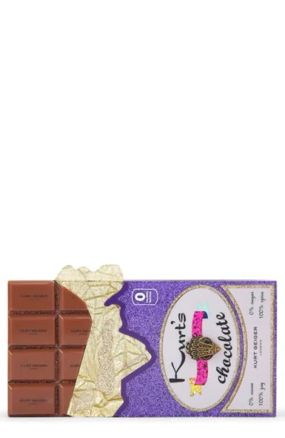 Kurt Geiger London Chocolate Clutch In Purple