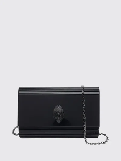 Kurt Geiger London Clutch Woman Color Black In Yellow