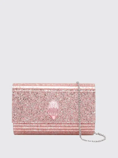 Kurt Geiger London Clutch Woman Color Pink In Brown