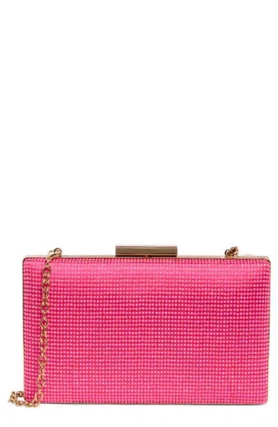Kurt Geiger London Crystal Box Clutch In Pink