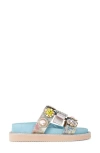 Kurt Geiger London Crystal Embellished Platform Sandal In Multi