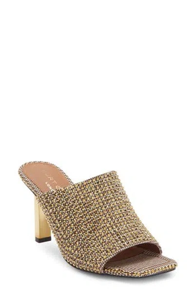Kurt Geiger London Crystal High Mule In Beige