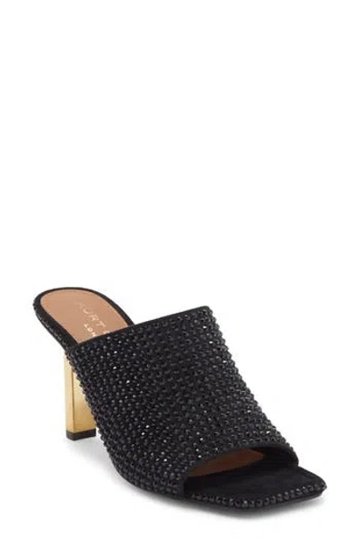 Kurt Geiger London Crystal High Mule In Gray