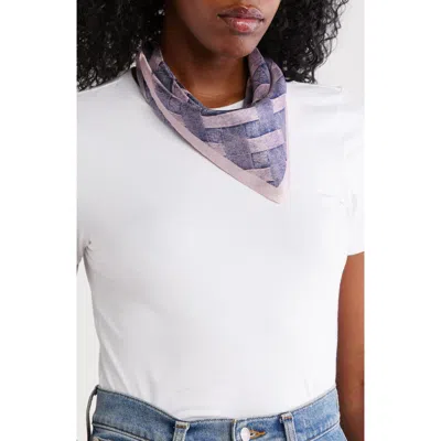 Kurt Geiger London Denim Print Silk Bandana