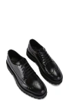 Kurt Geiger London Drayton Stud Derby In Charcoal
