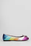 Kurt Geiger Esme Metallic-effect Ballerinas
