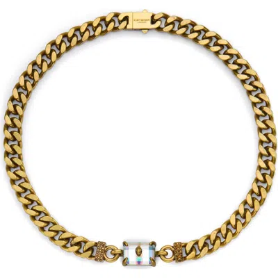 Kurt Geiger London Eagle Crystal Pendant Collar Necklace