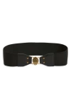 Kurt Geiger London Eagle Head Belt In Black