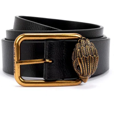 Kurt Geiger London Eagle Leather Belt In Multi