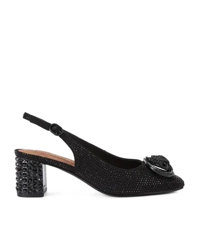 Kurt Geiger London Embellished Chelsea Block Slingback Pumps In Multi