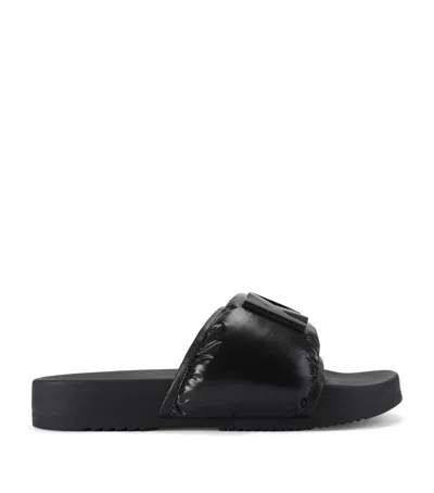 Kurt Geiger London Embellished Kurt Puff Slides In Black