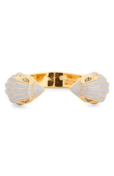 Kurt Geiger London Enamel Eagle Hinge Cuff Bracelet