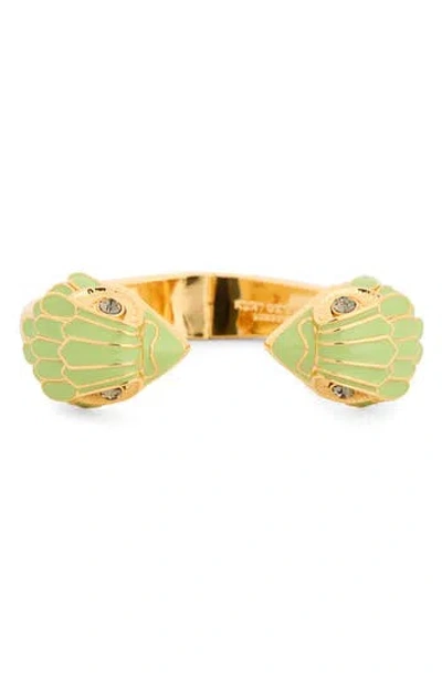 Kurt Geiger London Enamel Eagle Hinge Cuff Bracelet