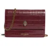 Kurt Geiger London Extra Mini Shoreditch Crossbody Bag In Burgundy