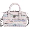 Kurt Geiger London Extra Small Kensington Duffle Crossbody Bag In Pink Combo