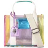 Kurt Geiger Extra Small Southbank Vinyl Tote In Mult/other