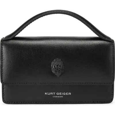 Kurt Geiger London Extrasmall Bond Top Handle Bag In Black
