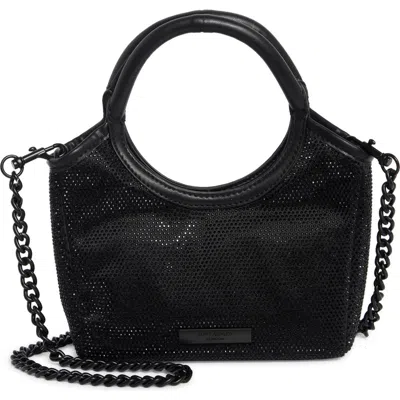Kurt Geiger London Fabric Sutton Xs Tote In Black