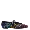 Kurt Geiger Mayfair Crystal-embellished Ballet Flats
